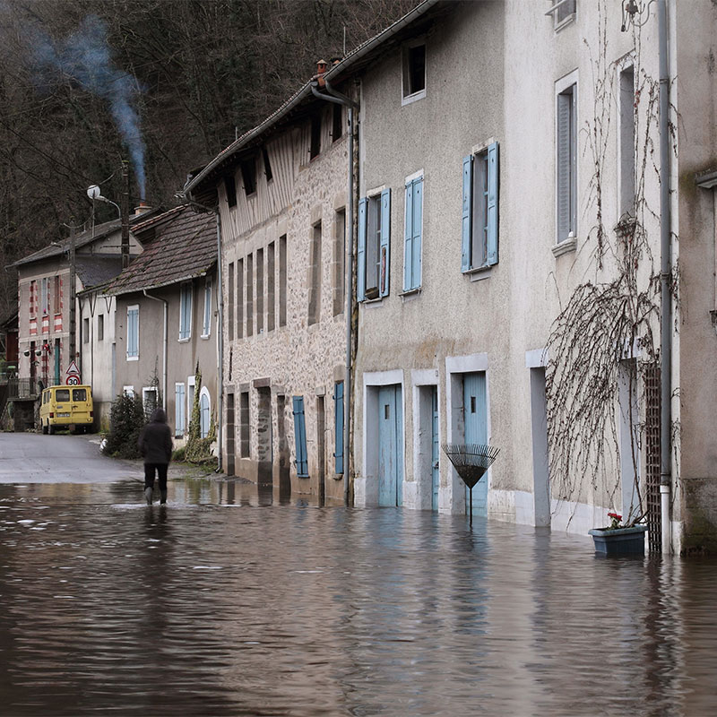 Sinistre maison catastrophe naturelle - inondation en Charente-Maritime 17
