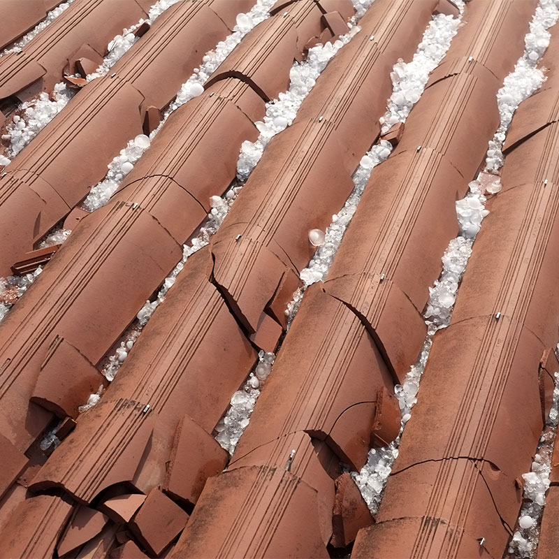 Sinistre maison évènement climatique - grêle en Charente-Maritime 17